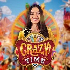 Crazy Time logo by Evolution at Lucky 7 CasinoCrazy Time