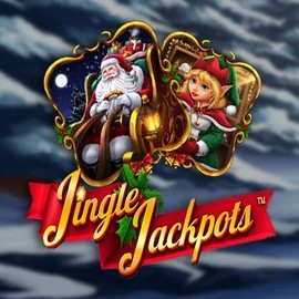 Jingle Jackpots by Dragon Gaming, showcased at lucky7-casino.nl – game logo