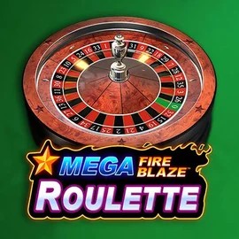 Mega Fire Blaze Roulette online game logo by Playtech on lucky7-casino.nl